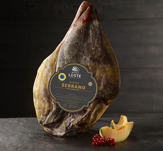 Serrano cured ham